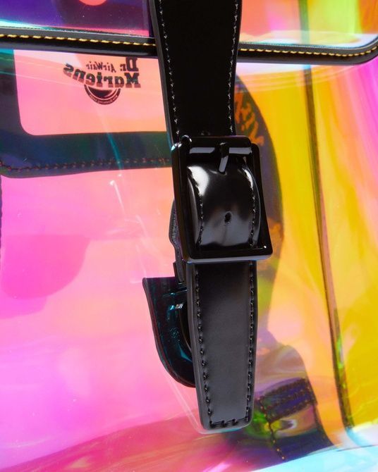 Dr. Martens Iridescent Transparent PU Mini Backpack Multi+Black IRIDESCENT TPU+FELIX RUB OFF AB053613 &mdash; фото 3 из 9