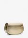 Mila Medium Metallic Leather Messenger Bag PALE GOLD MICHAEL KORS — 3/4 Фото, Картинка BAG❤BAG Купить оригинал Украина, Киев, Житомир, Львов, Одесса ❤bag-bag.com.ua