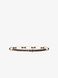 MICHAEL KORS Chain Link Leather Belt CHOCOLATE MKWB524344 &mdash; фото 1 из 2