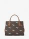 MICHAEL KORS Marilyn Medium Printed Signature Logo Satchel BROWN 35R6G6AS2I &mdash; фото 3 из 5