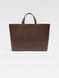 Jacquemus The Marino horizontal shopper bag &mdash; Soft leather tote bag DARK BROWN 255BA426-3239-880 &mdash; фото 3 з 8