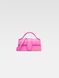 Le Bambino — Small flap bag Neon Pink Jacquemus — 1/6 Фото, Картинка BAG❤BAG Купить оригинал Украина, Киев, Житомир, Львов, Одесса ❤bag-bag.com.ua