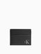 Pebble Monogram Logo Card Case BLACK Calvin Klein — 1/2 Фото, Картинка BAG❤BAG Купить оригинал Украина, Киев, Житомир, Львов, Одесса ❤bag-bag.com.ua