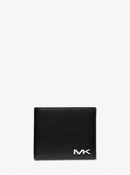 Cooper Faux Leather Billfold Wallet BLACK MICHAEL KORS — Фото, Картинка BAG❤BAG Купить оригинал Украина, Киев, Житомир, Львов, Одесса ❤bag-bag.com.ua