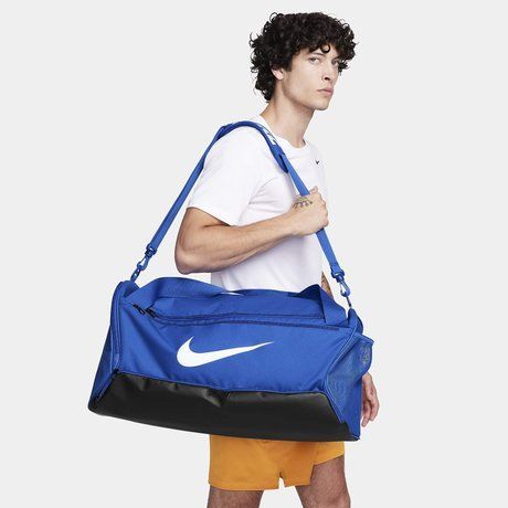 Nike Brasilia 9.5 Training Duffel Bag (Medium, 60L) Game royal / Black / White DH7710-481 &mdash; фото 1 из 12