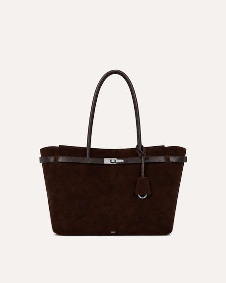 JW PEI Tara Faux Suede Tote BROWN BG148445JWP &mdash; фото 1 з 1