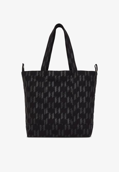 KARL LAGERFELD K/Monogram Xl Shopper Unisex Tote Bag Black BLACK A3M50012 &mdash; фото 2 из 4
