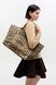 GANNI Leopard Medium Tote ALMOND MILK B211006085900 &mdash; фото 4 из 4