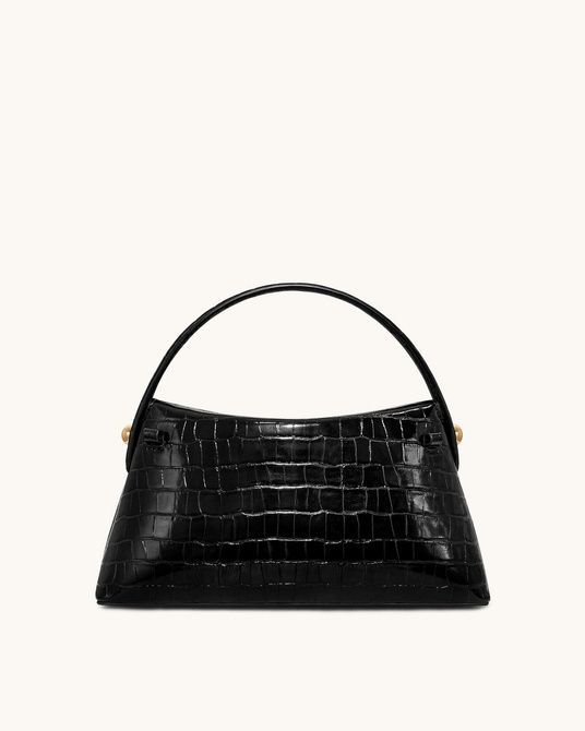 JW PEI Talia Top Handle Bag Black croc BG121861JWP &mdash; фото 3 из 8