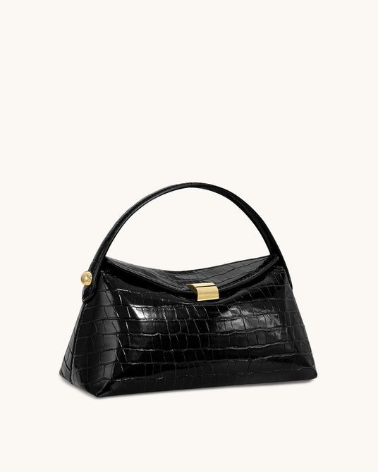 JW PEI Talia Top Handle Bag Black croc BG121861JWP &mdash; фото 2 из 8