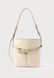 Pinko Bucket Belt Classic Handbag Bianco Seta / Antique Gold-Coloured 106339A0QO-Z14Q &mdash; фото 1 з 4