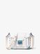 Manhattan Small Contrast-Trim Leather Crossbody Bag OPTIC WHITE MICHAEL KORS — 1/3 Фото, Картинка BAG❤BAG Купить оригинал Украина, Киев, Житомир, Львов, Одесса ❤bag-bag.com.ua