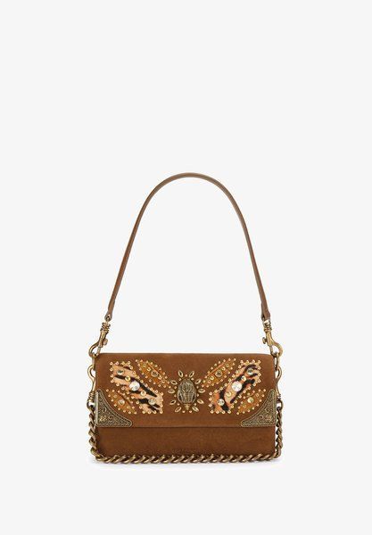 Kurt Geiger London Sloane Soft Shoulder Handbag Tan comb BG156090KGL &mdash; фото 1 из 7