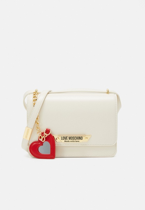 MADE WITH - Crossbody Bag Avorio MOSCHINO — Фото, Картинка BAG❤BAG Придбати оригінал Україна, Київ, Житомир, Львів, Одеса ❤bag-bag.com.ua