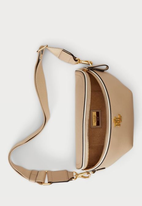 RALPH LAUREN Two Tone Leather Marcy Belt Bag Belt Bag Sand Dune / Soft White 431974467-002 &mdash; фото 4 з 6