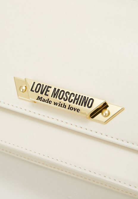 MADE WITH - Crossbody Bag Avorio MOSCHINO — Фото, Картинка BAG❤BAG Придбати оригінал Україна, Київ, Житомир, Львів, Одеса ❤bag-bag.com.ua