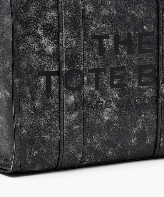 The Distressed Leather Medium Tote Bag BLACK MARC JACOBS — Фото, Картинка BAG❤BAG Купить оригинал Украина, Киев, Житомир, Львов, Одесса ❤bag-bag.com.ua