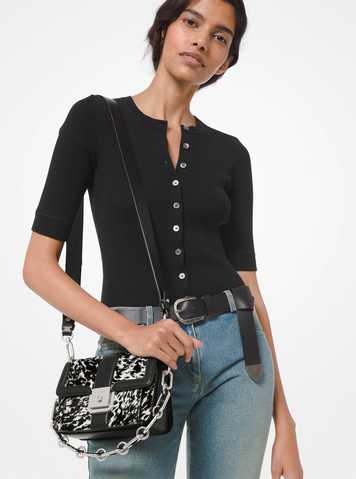 MICHAEL KORS® ᐉ Crawford Mini Pony Print Calf Hair Crossbody Bag 【Ivory /  Black】 Цена 64 208 грн — Наличие уточняйте #31T0NCWX4H Купить в  интернет-магазине BAG❤BAG • Киев, Львов, Одесса, Харьков, Житомир •