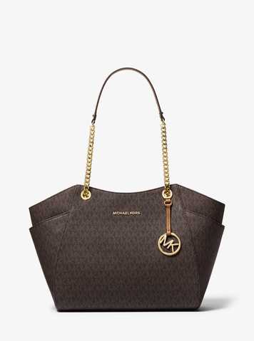 michael kors jet set tote bag brown