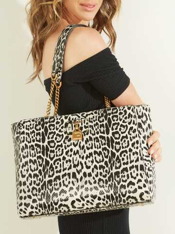 Guess Centre Stage Leopard Clutch