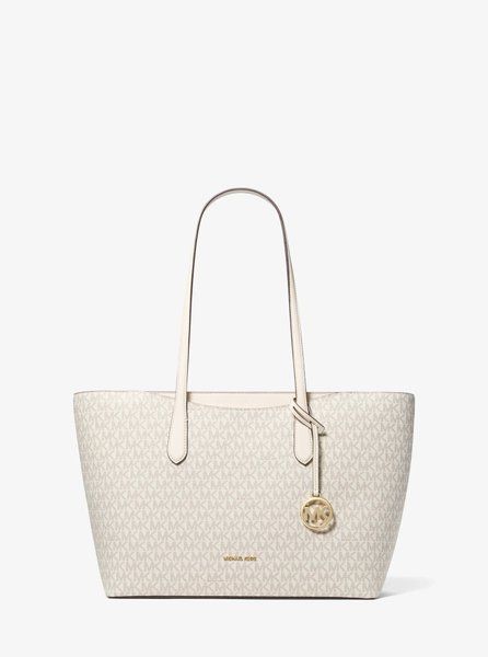 MICHAEL KORS Arden Large Signature Logo Tote Bag LT CRM MULTI 35F5G4XT3B &mdash; фото 1 из 4