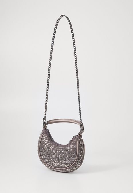 GUESS Zalina Small Hobo Handbag Pewter HWRM9350010-PEW &mdash; фото 2 з 4