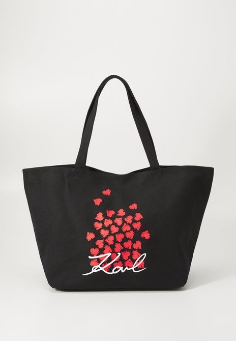 KARL LAGERFELD Hearts Tote Bag Black BLACK A3W50111 &mdash; фото 2 из 5