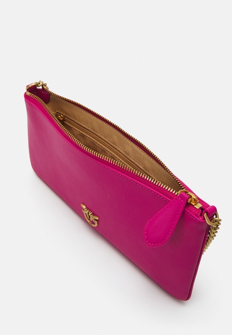 HORIZONTAL FLAT - Clutch Pinko pink / Antique gold-coloured Pinko — Фото, Картинка BAG❤BAG Придбати оригінал Україна, Київ, Житомир, Львів, Одеса ❤bag-bag.com.ua