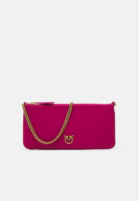 HORIZONTAL FLAT - Clutch Pinko pink / Antique gold-coloured Pinko — Фото, Картинка BAG❤BAG Придбати оригінал Україна, Київ, Житомир, Львів, Одеса ❤bag-bag.com.ua