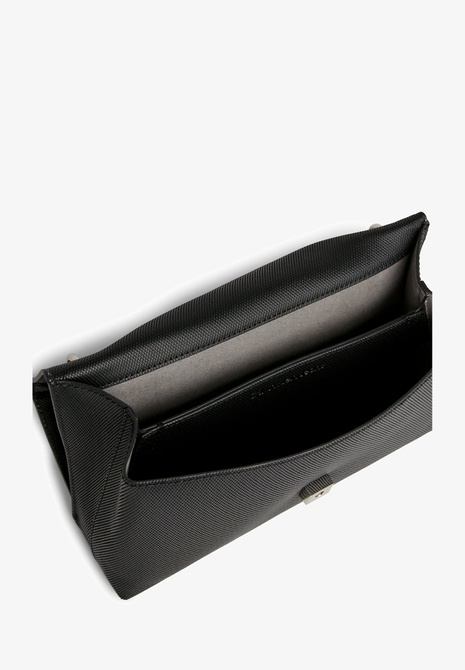 MINIMAL MONOGRAM EW FLAP - Crossbody Bag BLACK Calvin Klein — Фото, Картинка BAG❤BAG Купить оригинал Украина, Киев, Житомир, Львов, Одесса ❤bag-bag.com.ua