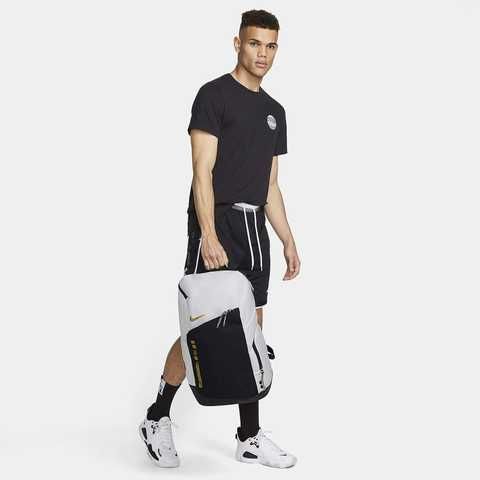 ᐉ Nike Hoops Elite Backpack (32L) White / Black / Metallic gold