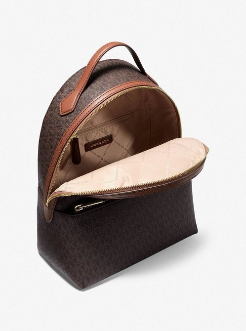 MICHAEL KORS Sheila Medium Logo Backpack BROWN 35F3G6HB6B &mdash; фото 2 из 4