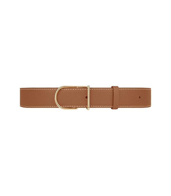 Umi Belt Textured Camel Polene — Фото, Картинка BAG❤BAG Купить оригинал Украина, Киев, Житомир, Львов, Одесса ❤bag-bag.com.ua