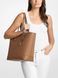 MICHAEL KORS Eva Large Saffiano Leather Tote Bag LUGGAGE 35S6GV0T3L &mdash; фото 9 из 10