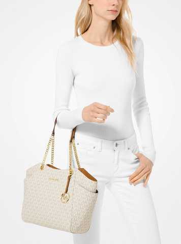 mk vanilla jet set tote