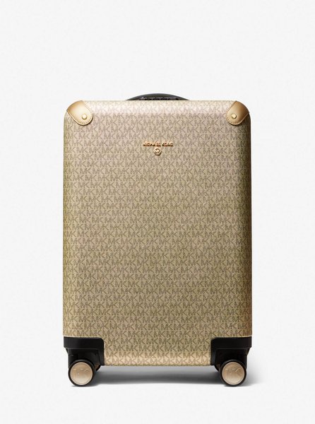 Metallic Logo Suitcase PALE GOLD MICHAEL KORS — Фото, Картинка BAG❤BAG Купить оригинал Украина, Киев, Житомир, Львов, Одесса ❤bag-bag.com.ua