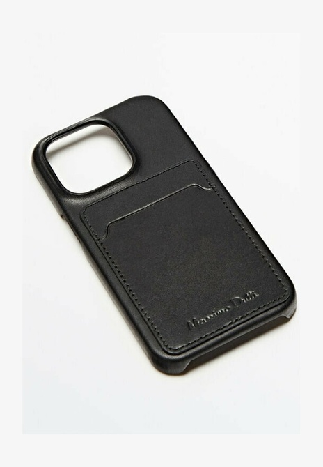 IPHONE 14 PRO WITH CARD SLOT - Phone case BLACK Massimo Dutti — Фото, Картинка BAG❤BAG Купить оригинал Украина, Киев, Житомир, Львов, Одесса ❤bag-bag.com.ua