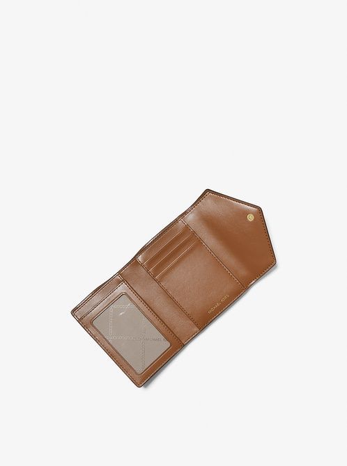 MICHAEL KORS Carmen Medium Saffiano Leather Tri-Fold Envelope Wallet BROWN 32S1GNME6L &mdash; фото 2 з 3