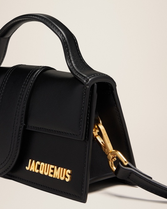Le Bambino — Small handbag with adjustable crossbody strap BLACK Jacquemus — Фото, Картинка BAG❤BAG Купить оригинал Украина, Киев, Житомир, Львов, Одесса ❤bag-bag.com.ua