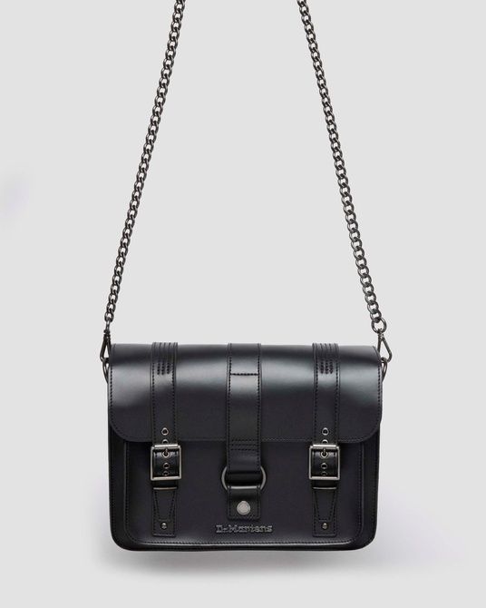 Dr. Martens 11 INCH SATCHEL Harness Leather BLACK KIEV 41712001 &mdash; фото 4 з 9
