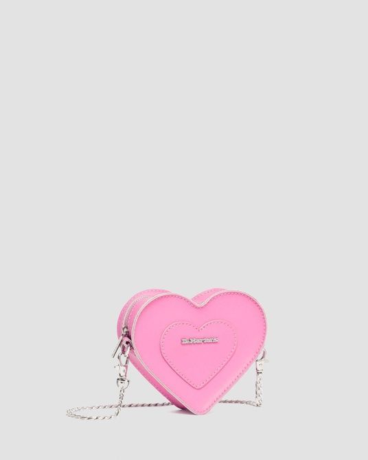 Dr. Martens MINI HEART Shaped Leather Bag Fondant Pink Kiev AD092650 &mdash; фото 6 из 9