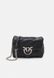 Pinko LOVE PUFF MINI - Crossbody Bag Black / Old silver-coloured 100039-A0F2-Z99O &mdash; фото 1 из 11