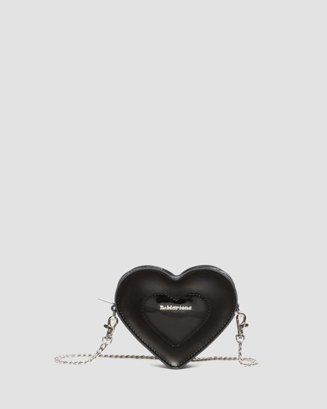 Mini Heart Shaped Kiev & Patent Leather Bag Black Kiev+Patent Lamper Dr. Martens — Фото, Картинка BAG❤BAG Купить оригинал Украина, Киев, Житомир, Львов, Одесса ❤bag-bag.com.ua