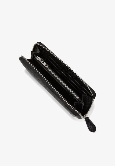 KARL LAGERFELD Ikon Pebble Pin Cont Wallet Wallet Black BLACK A4W32002-999 &mdash; фото 7 из 8