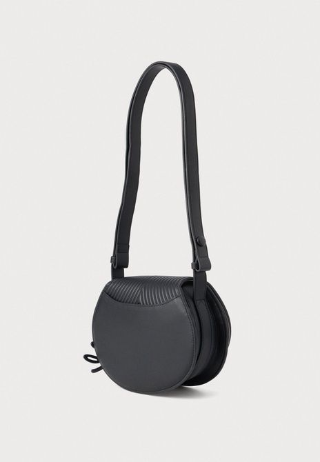 KARL LAGERFELD Wellen Saddle Bag Handbag Black BLACK B1W30045-999 &mdash; фото 2 из 4