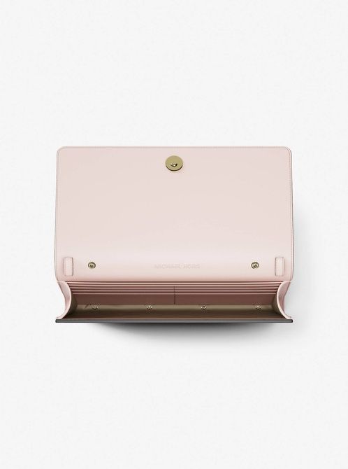 MICHAEL KORS Carson Large Logo Debossed Wallet POWDER BLUSH 35R6G2ZC7V &mdash; фото 2 из 5