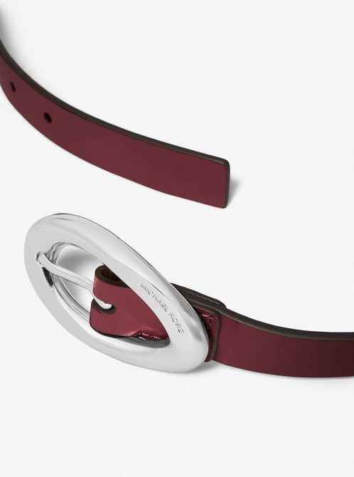 MICHAEL KORS Leather Belt OXBLOOD MKWB529006 &mdash; фото 2 з 2