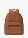 MICHAEL KORS Jet Set Medium Logo Debossed Pebbled Leather Backpack LUGGAGE 33S6LJSB2L &mdash; фото 1 из 5