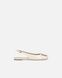 Pinko Patent slingback ballet flats with logo YOGHURT SD0247E002DY7 &mdash; фото 1 з 9