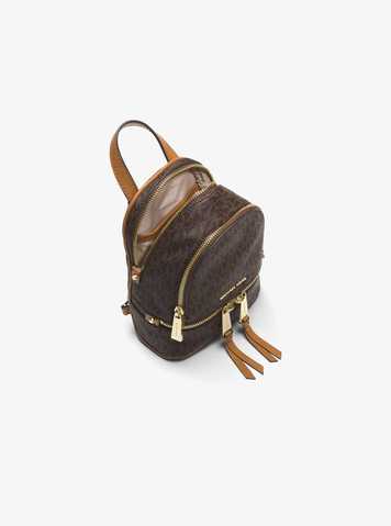 mk rhea mini logo backpack